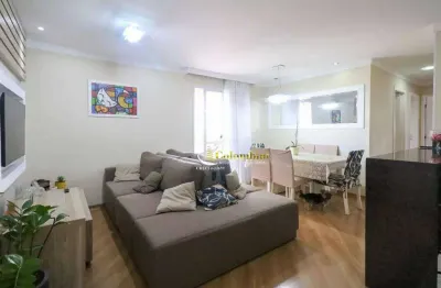 Apartamento com 3 dormitórios, sendo 1 suíte à venda, 74 m² - Jardim São Caetano - São Caetano do Sul/SP