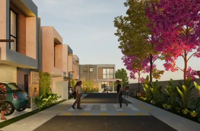 Casas duplex à venda de 116 m2 com 3 quartos no condomínio casa ipê por r$ 564 mil - nova parnamirim - parnamirim/rn