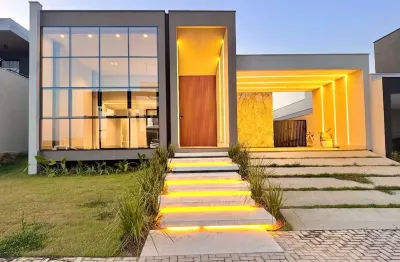 Casa à venda com 4 suítes e piscina condomínio jardins de amsterdã por r$ 1.3 milhão - parnamirim/rn