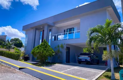 Casa duplex à venda com 4 suítes e 230m2 no condomínio rio verde por r$ 610 mil - nisia floresta/rn