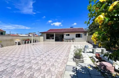 Casa com terreno proximo ao mar à venda, 137 m² por r$ 550.000 - eliana - guaratuba/pr