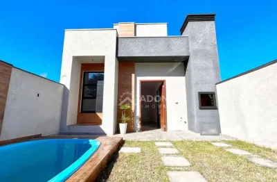 Casa com 3 dormitórios à venda, 80 m² por r$ 450.000,00 - nereidas - guaratuba/pr
