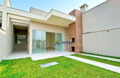 Casa com 3 dormitórios à venda, 83 m² por r$ 390.000,00 - eliana - guaratuba/pr