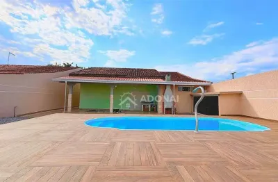 Casa 200 metros do mar!! com 3 dormitórios à venda, 174 m² por r$ 620.000 - coroados - guaratuba/pr