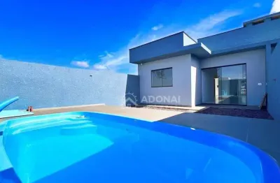 Casa com piscina, 3 dormitórios à venda, 85 m² por r$ 530.000 - eliana - guaratuba/pr