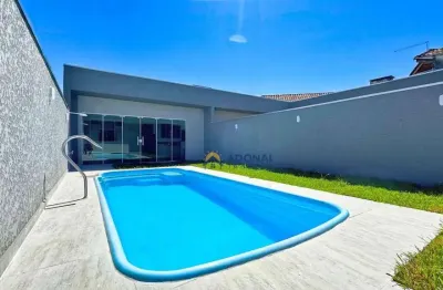 Casa com 3 dormitórios à venda, 109 m² por r$ 650.000,00 - nereidas - guaratuba/pr