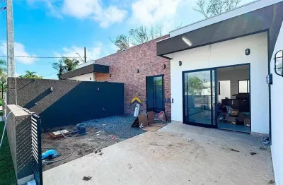 Casa com 2 dormitórios à venda, 55 m² por r$ 389.000,00 - eliana - guaratuba/pr