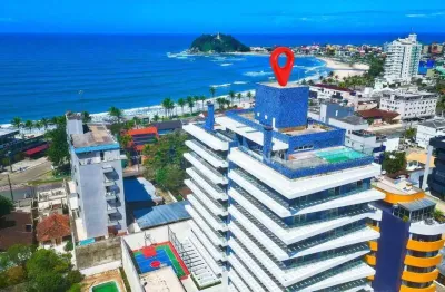 Apartamento com spa privativo, no ed. the ocean, com 3 suítes, à venda por r$ 2.700.000 - centro - guaratuba/pr
