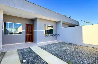 Casa com 2 dormitórios à venda, 54 m² por r$ 270.000,00 - nereidas - guaratuba/pr