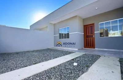 Casa com 2 dormitórios à venda, 54 m² por r$ 270.000,00 - nereidas - guaratuba/pr