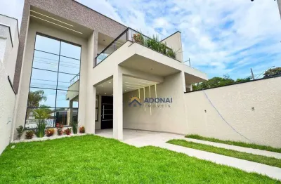 Sobrado com 4 dormitórios à venda, 200 m² por r$ 1.290.000,00 - brejatuba - guaratuba/pr