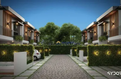 Sobrado no condomínio maré de lua, com 2 dormitórios à venda, 72 m² por r$ 398.000 - eliana - guaratuba/pr