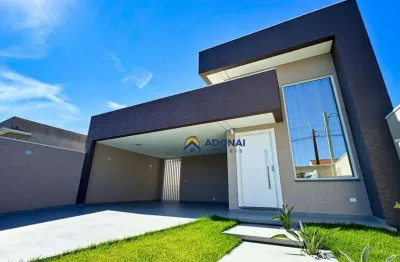 Casa de alto padrão com 3 dormitórios à venda, 175 m² por r$ 2.090.000 - brejatuba - guaratuba/pr