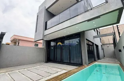 Sobrado com 3 dormitórios à venda, 200 m² por r$ 950.000,00 - brejatuba - guaratuba/pr