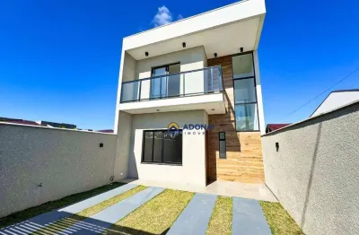 Sobrado novo com piscina, 3 dormitórios à venda, 116 m² por r$ 730.000 - eliana - guaratuba/pr