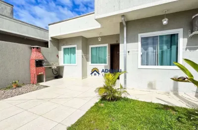 Casa à 2 Quadras do Mar, com 2 dormitórios à venda, 50 m² por R$ 349.000 - Coroados - Guaratuba/PR