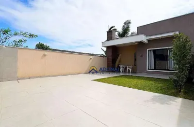 Casa com 3 dormitórios à venda, 87 m² por r$ 580.000,00 - brejatuba - guaratuba/pr