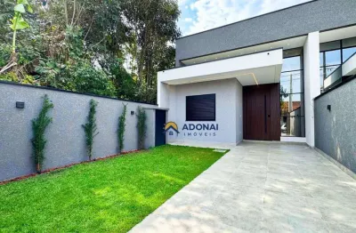 Casa nova de alto padrão, com 3 dormitórios à venda, 120 m² por r$ 989.000 - nereidas - guaratuba/pr