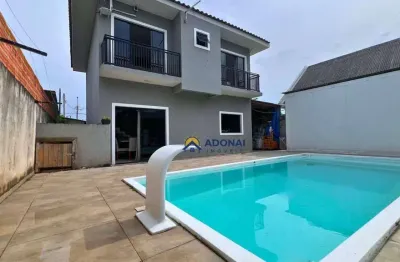 Sobrado com 6 dormitórios à venda, 213 m² por r$ 1.200.000,00 - coroados - guaratuba/pr