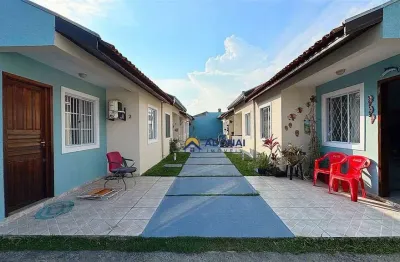 Casa APENAS 400MTS DO MAR!! com 2 dormitórios à venda, 51 m² por R$ 350.000 - Brejatuba - Guaratuba/PR