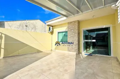 Casa com 3 dormitórios, 2 Quadras do Mar, à venda, 55 m² por R$ 435.000 - Eliana - Guaratuba/PR