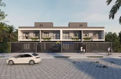 Sobrado Novo a 2 Quadras do Mar, com 3 dormitórios à venda, 105 m² por R$ 787.000 - Brejatuba - Guaratuba/PR