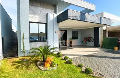 Casa em condomínio fechado com 4 quartos à venda na heitor vila-lobos, 55, três bandeiras, foz do iguaçu por r$ 1.050.000