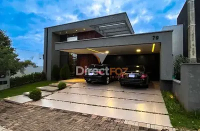 Casa em condomínio fechado com 4 quartos à venda na avenida garibaldi, 200, vila a, foz do iguaçu por r$ 1.700.000