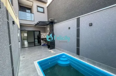 Sobrado novo com 2 suítes, 2 vagas, 108m2 no jd. vista linda