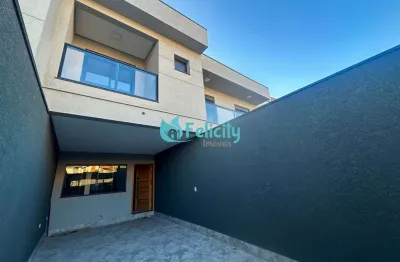 Sobrado novo com 3 dorms, 1 suíte, 2 vagas, 134m2 no pq. são domingos