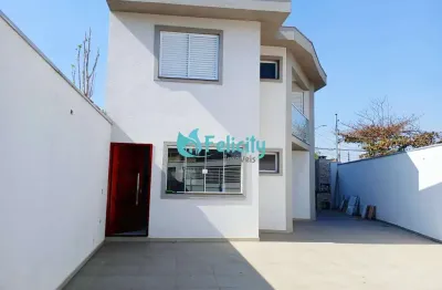 Sobrado novo com 3 dorms, 1 suíte, 4 vagas, 123m2 na vila mangalot