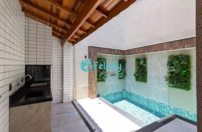 Sobrado novo com 3 suítes, 3 vagas, 140m2 na vila barreto