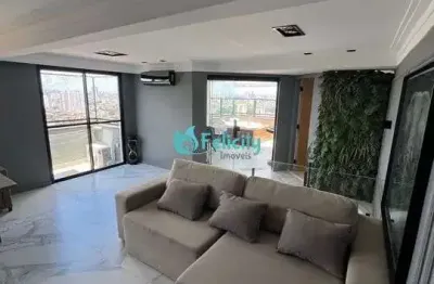 Cobertura duplex com 3 dorms, 2 vagas, 120m2 na vila palmeiras