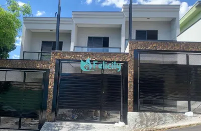 Sobrado novo com 3 dorms, 1 suíte, 2 vagas, 115m2 no jardim maristela