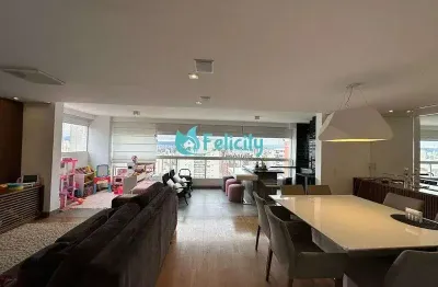 Apartamento com 3 suítes, 3 vagas, 136m2 em perdizes