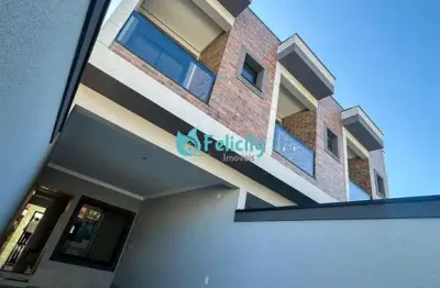 Sobrado novo com 3 suítes, 2 vagas, 145m2 no parque maria domitila