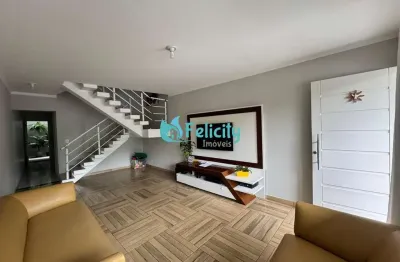 Sobrado com 3 dorms, 1 suíte, 4 vagas, 143m2 no jardim felicidade