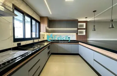 Sobrado novo com 3 dorms, 1 suíte, 5 vagas, 205m2 na vila américa