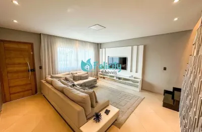 Sobrado porteira fechada com 3 dorms, 1 suíte, 4 vagas, 134m² na vila palmeiras