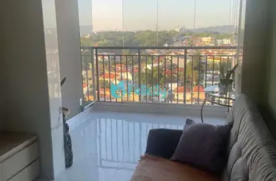 Apartamento mobiliado, 2 suítes, 1 vaga, 59m2 no pq. são domingos