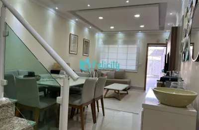 Sobrado com 3 dorms, 1 suíte, 2 vagas, 116m2 no parque são domingos