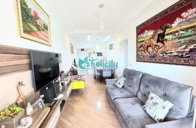 Apartamento com 3 dorms, 1 suíte, 2 vagas, 78m2 na Vila Mangalot