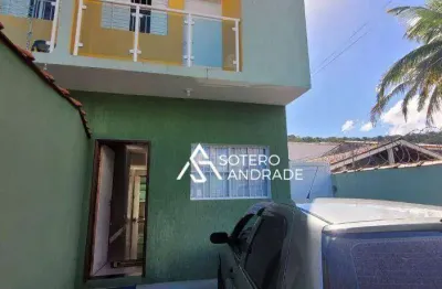 Casa com 2 dormitórios para alugar, 80 m² por r$ 2.500,00/mês - massaguaçu - caraguatatuba/sp