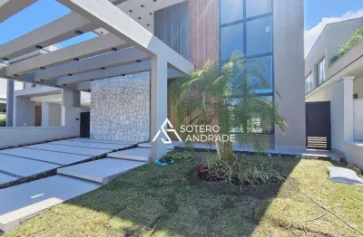 Casa espetacular com 5 suítes no condomínio de alto padrão costa nova