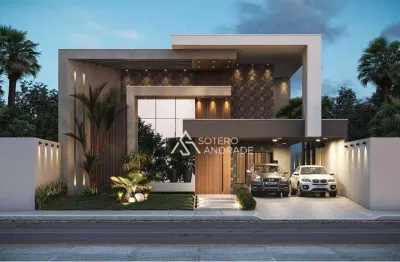 Casa de luxo vendida na planta, localização privilegiada na praia do indaiá