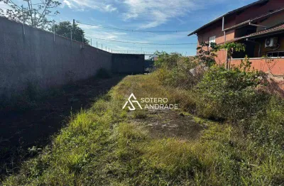 Terreno de 500m² no golfinhos, já murado e aterrado.