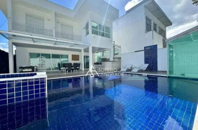 Linda casa com piscina no condomínio costa nova no massaguaçu