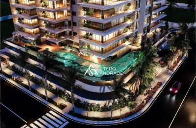 Apartamento com vista para Ilha Bela, localizado na praia Massaguaçu