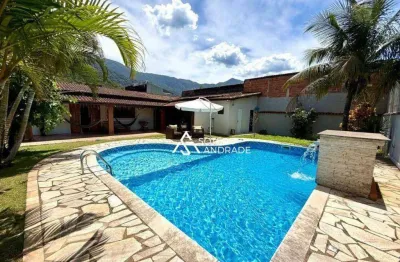 Casa maravilhosa com 500m² de área total na praia Massaguaçu