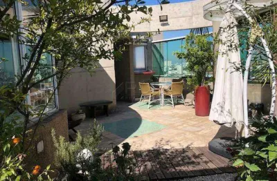 Cobertura para aluguel, 5 quartos, 5 suítes, 4 vagas, jardim - santo andré/sp